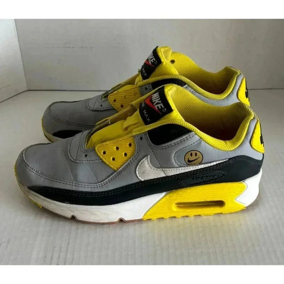 Nike Kids Air Max 90 LTR Go The Extra Mile Sneakers DQ0570-001 Gray Sz 6.5Y - Picture 1 of 6